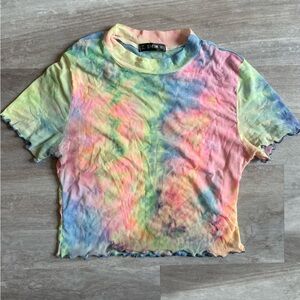 Rainbow Bright Sheer Top